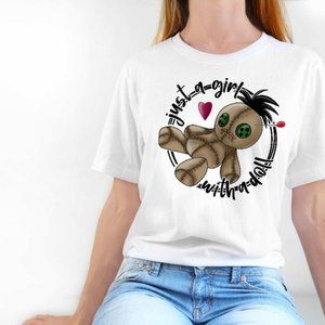 Women's t-shirt, voodoo doll shirt